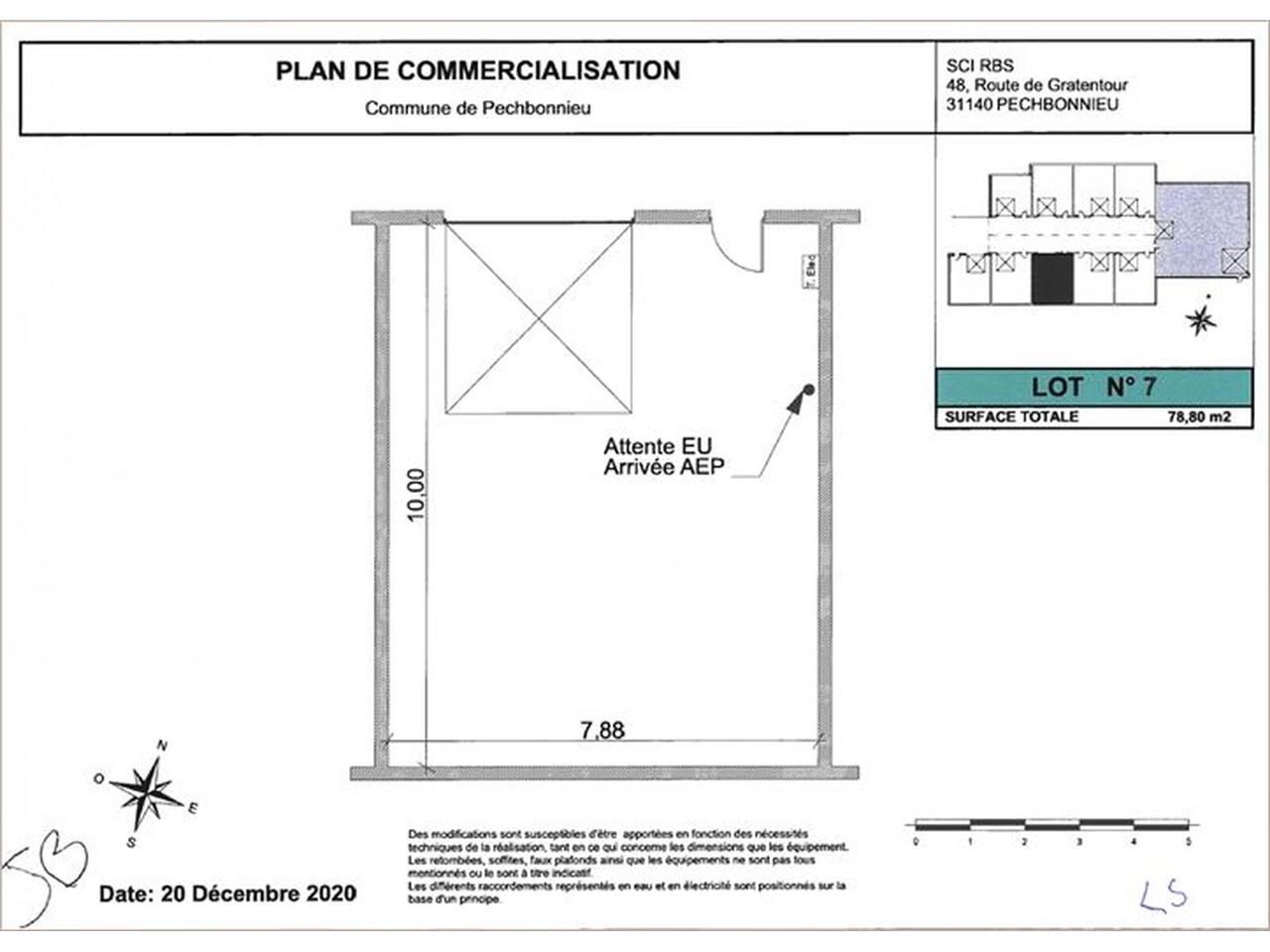 Local d'activité / Entrepôt neuf disponible à la 