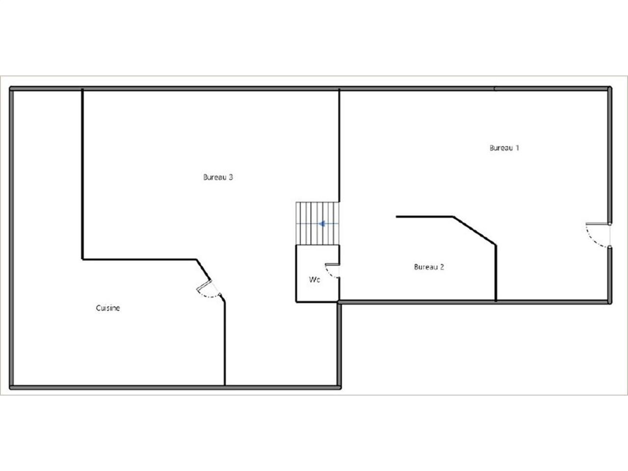 - A VENDRE -  Surface à usage de bureaux et d'arc