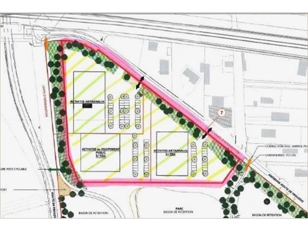 Terrains industriels à bâtir, situés au sud de To