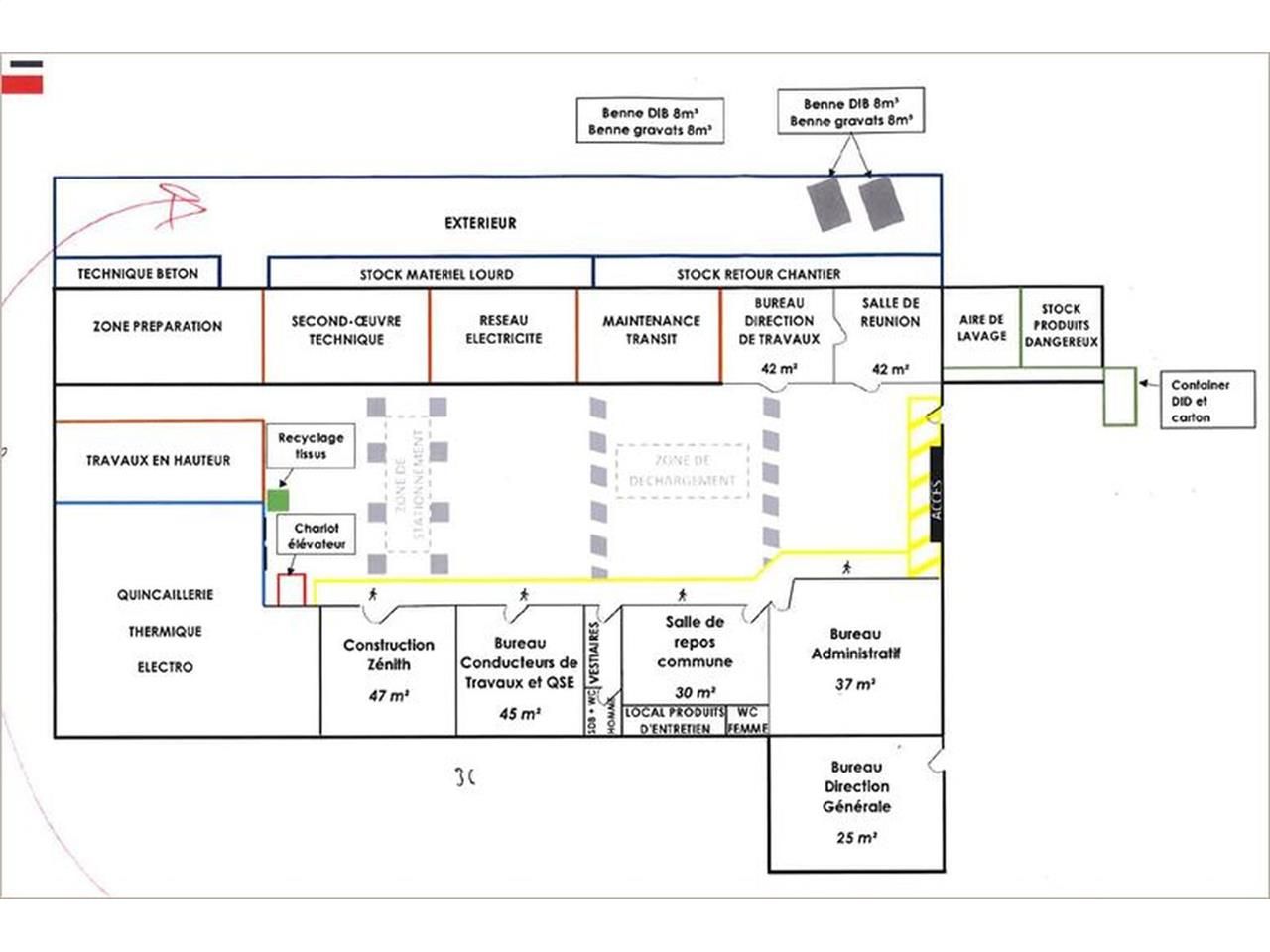 Bâtiment d'activités indépendant à louer, situé a