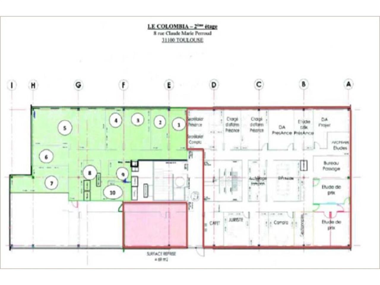Nous vous proposons des surfaces de bureaux à la 