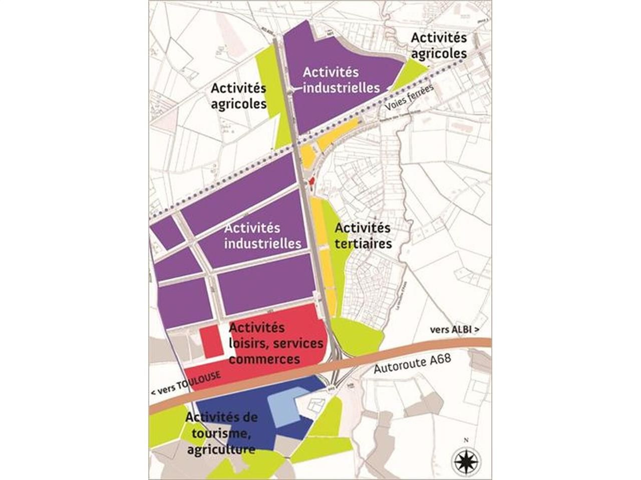 Terrains à vendre, à 20 minutes de Toulouse, en d