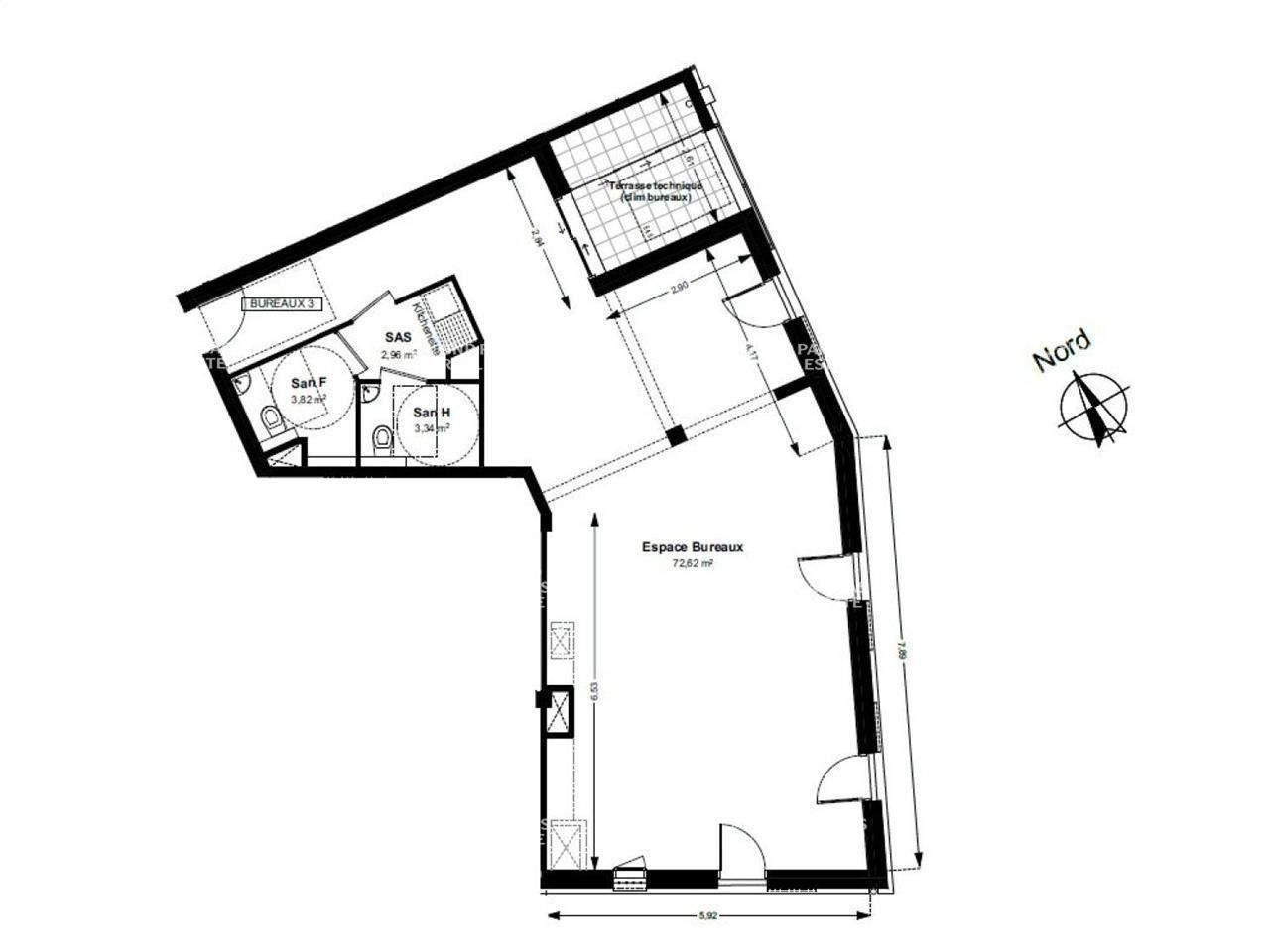 387.79 m² pour ce bureaux en vente à Aix-en-provence