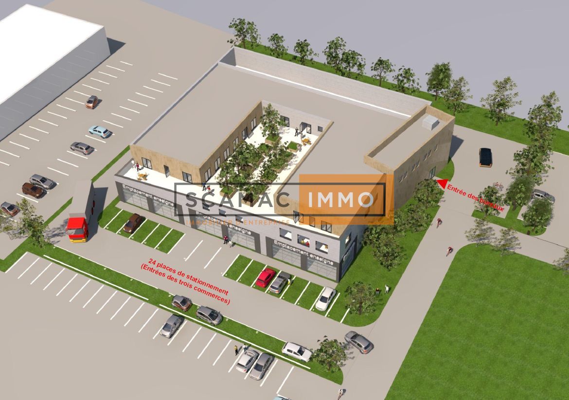 Location Local Commercial 462 m² non divisibles