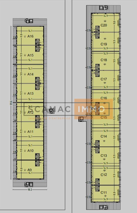 Local commercial de 182m²