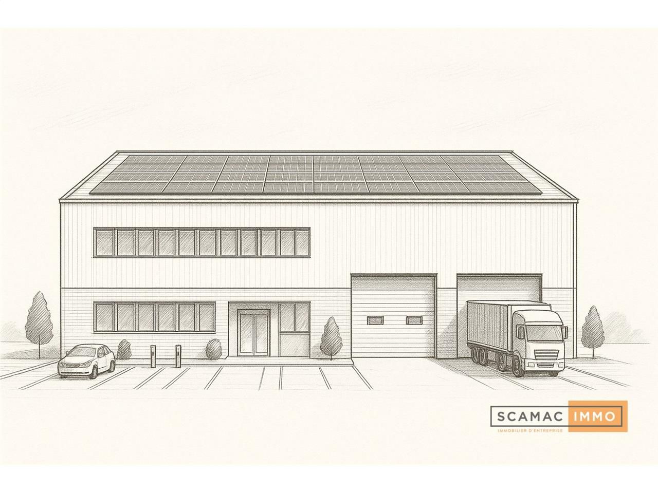 Location Entrepôt 2015 m² non divisibles