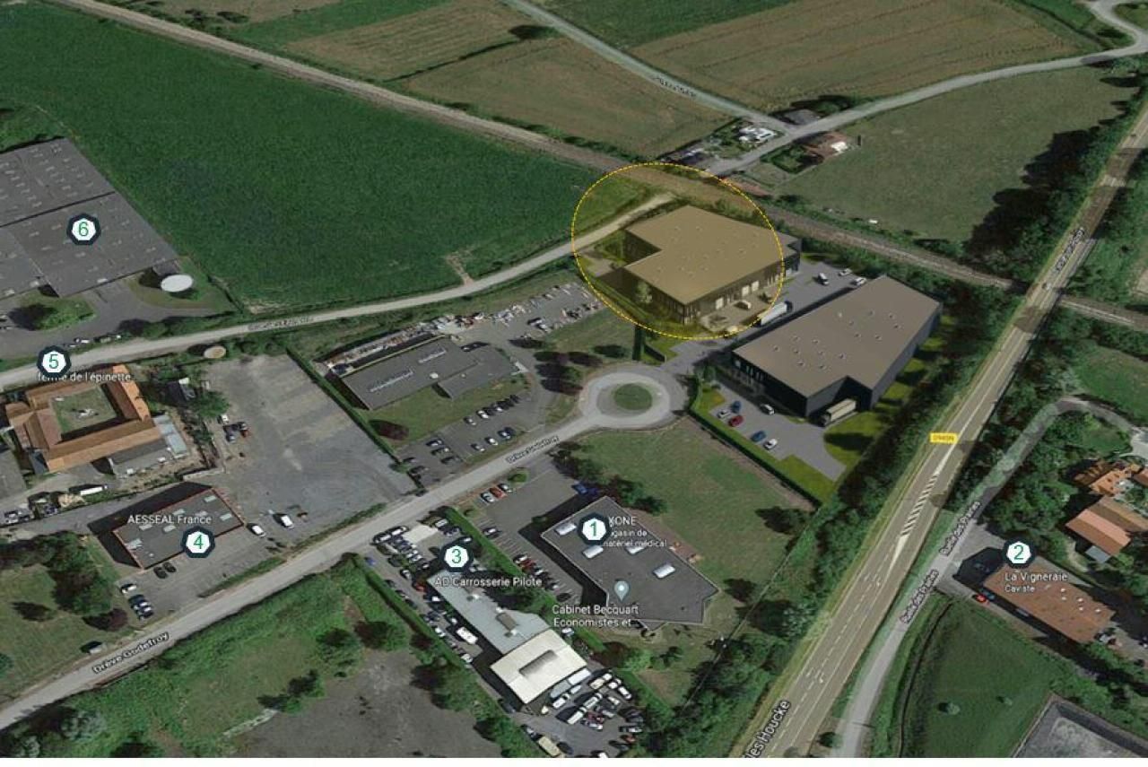 669 m² pour ce activité en location à Nieppe