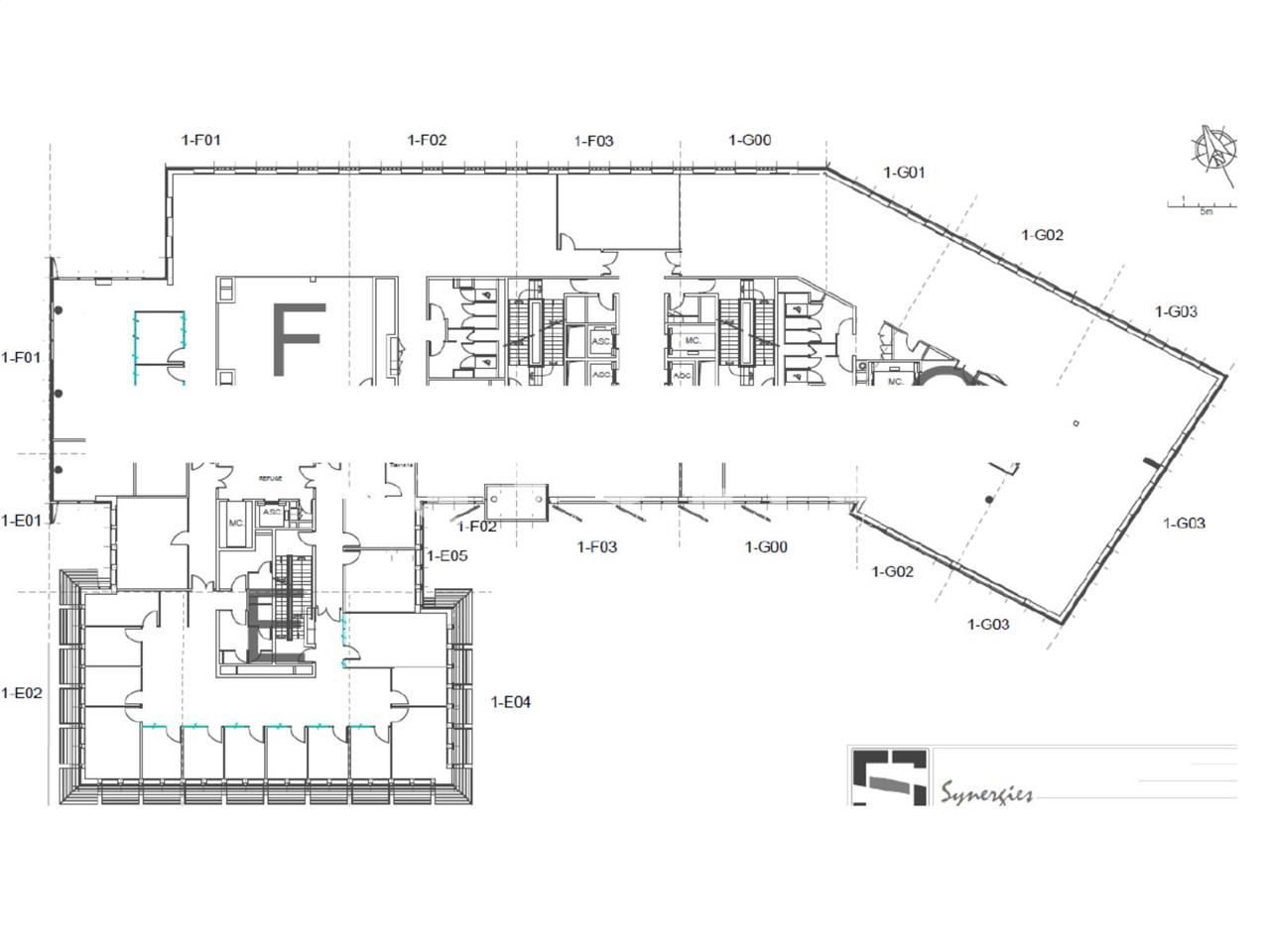 Location bureaux 14452 m² divisibles à partir de 60 m²