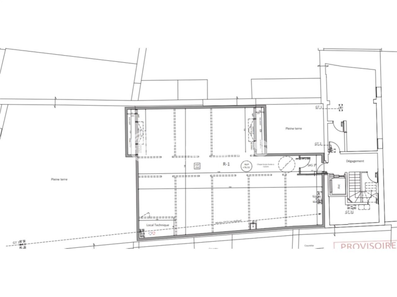 Vente bureaux 586 m² non divisibles