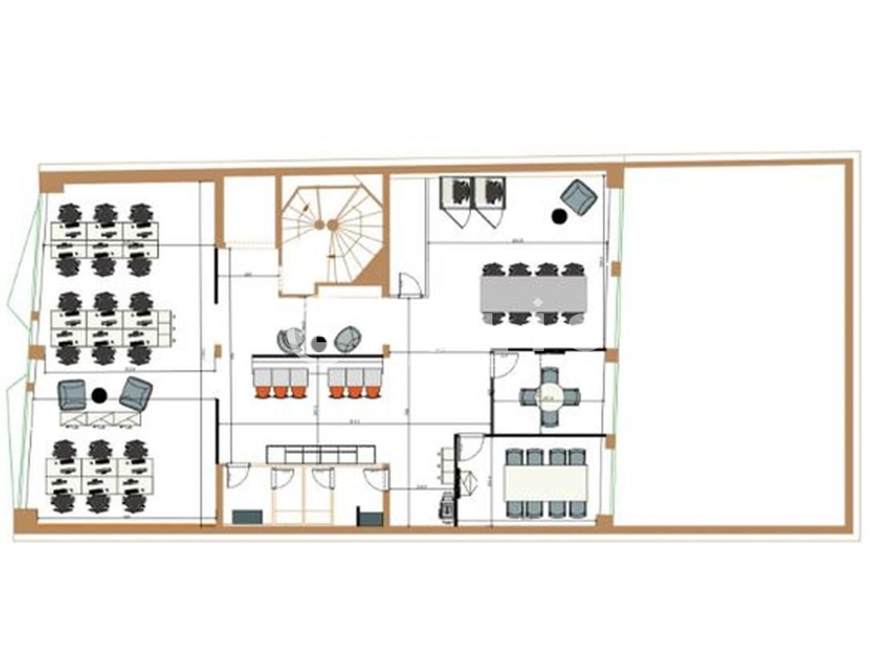Bureaux fermé Coworking bureaux 214 m² non divisibles