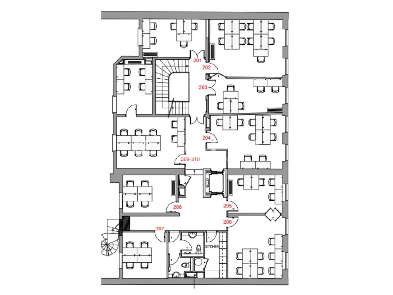 Bureaux fermé Coworking bureaux 0 m² non divisibles