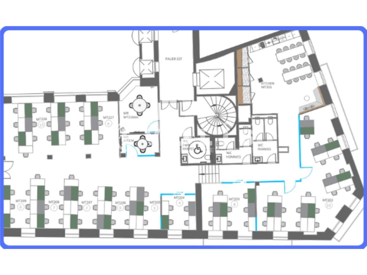 Bureaux fermé Coworking bureaux 0 m² non divisibles