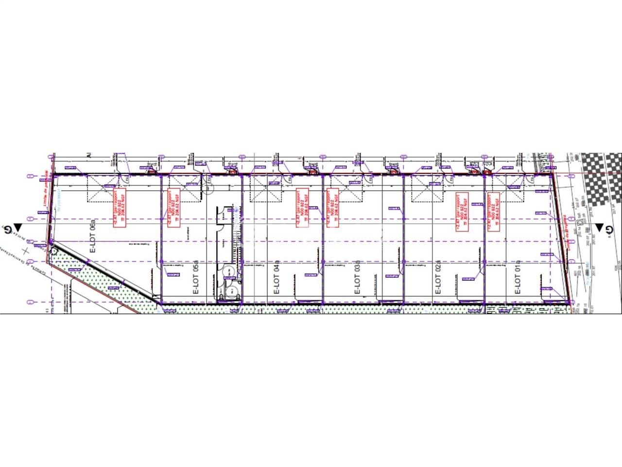 Location entrepots 1035 m² divisibles à partir de 205 m²