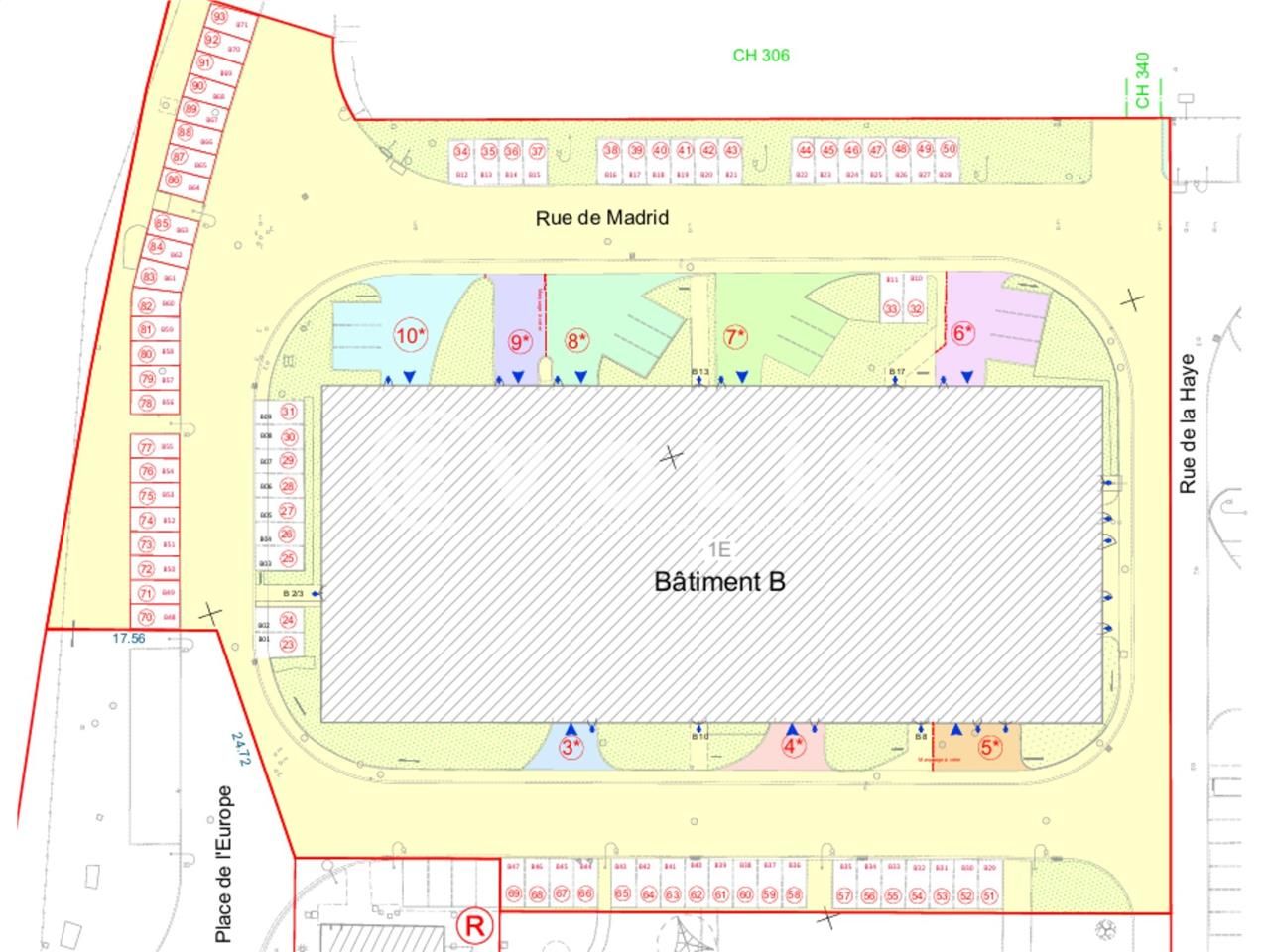Vente bureaux 3224 m² divisibles à partir de 24 m²
