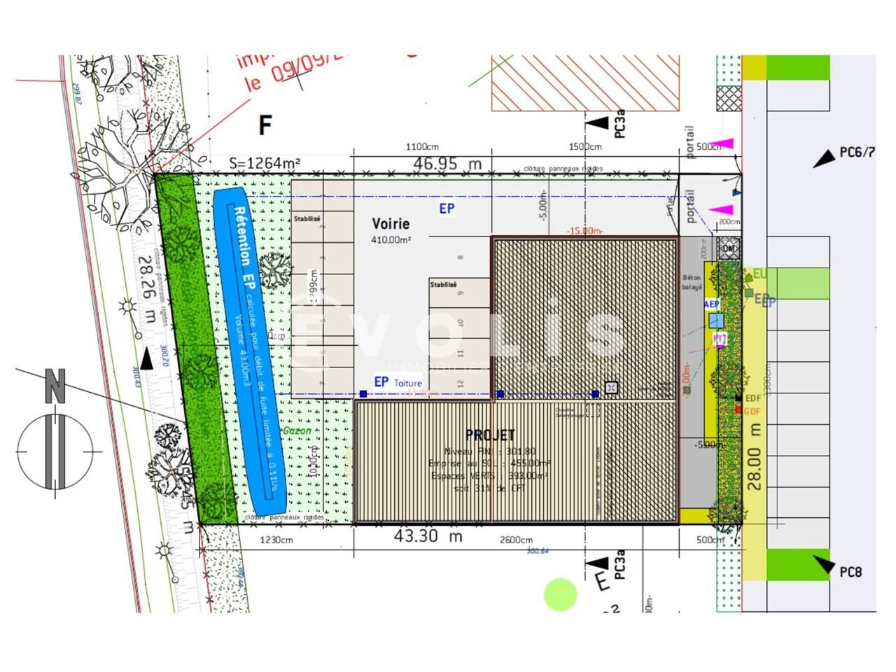 Location entrepots 275 m² non divisibles