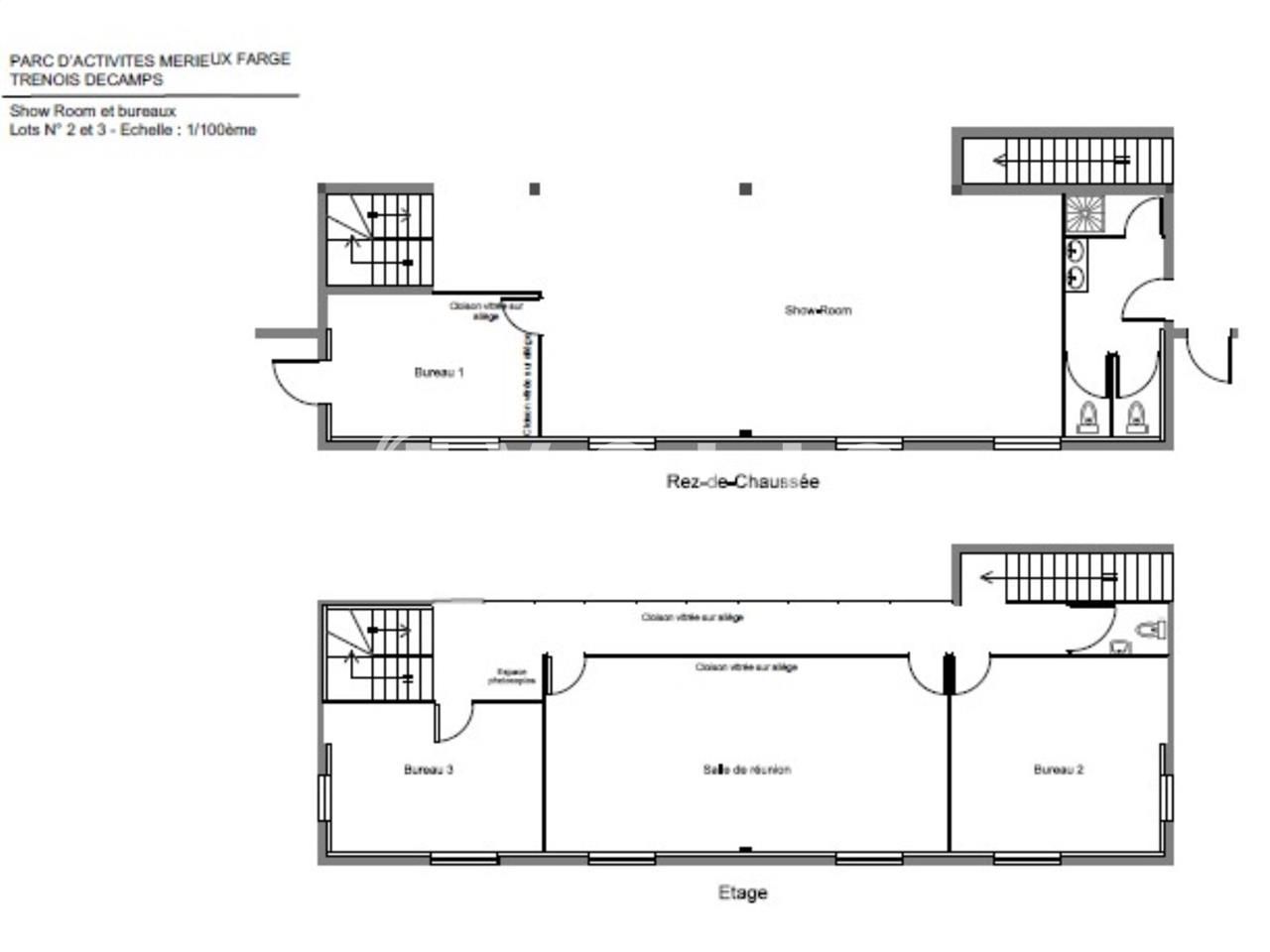 Location entrepots 1034 m² non divisibles