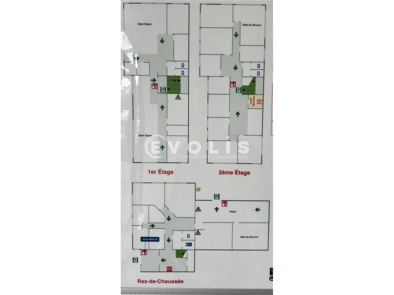 Location entrepots 1015 m² divisibles à partir de 282 m²