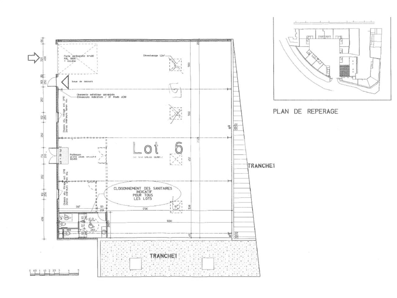 Location entrepots 364 m² non divisibles