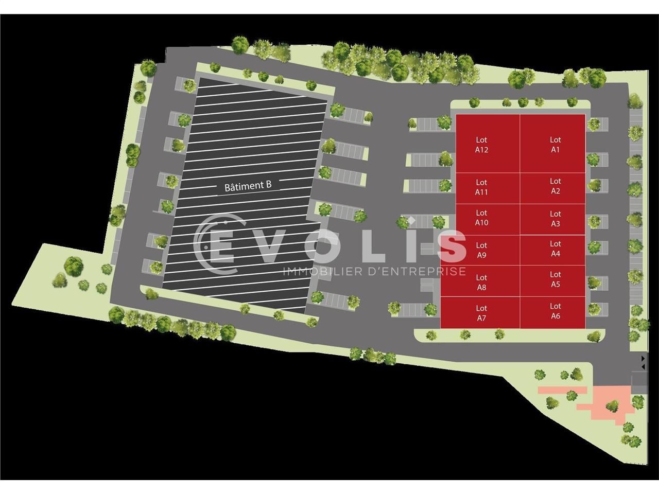 Location entrepots 5608 m² divisibles à partir de 365 m²