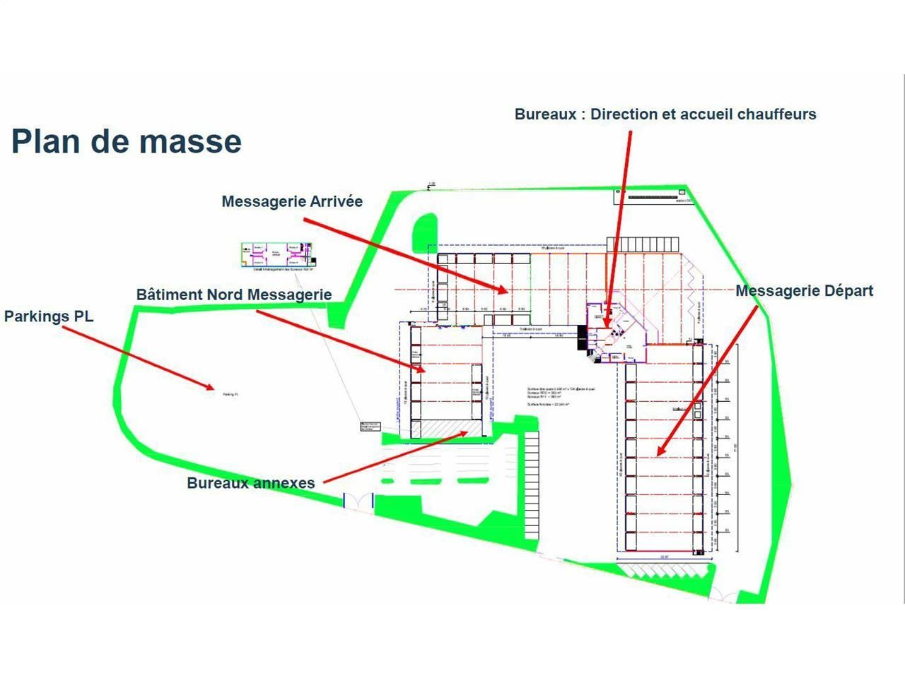 6420 m² pour cetentrepôts classe c en location à Lezennes