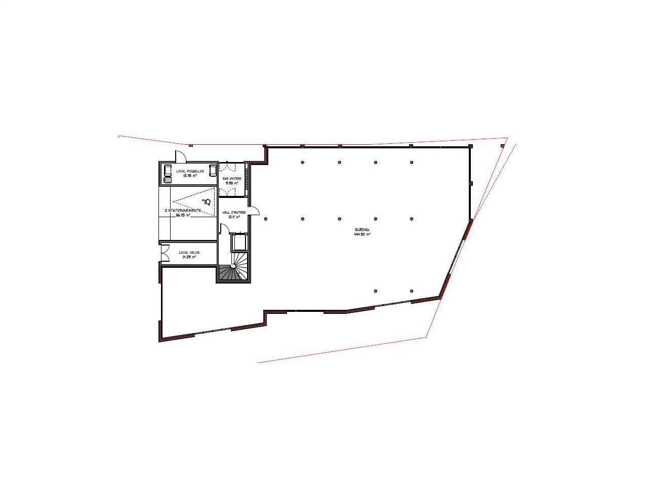 461.54 m² pour ce bureaux en vente à Joué-lès-tours