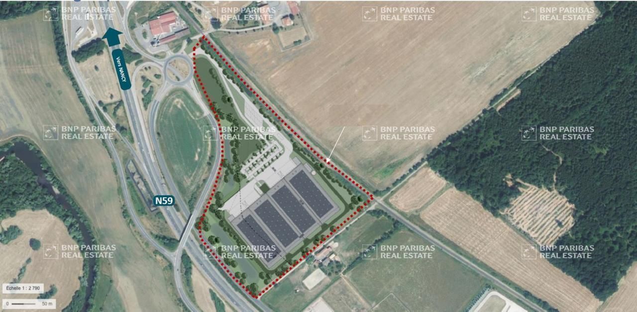 25170 m² pour cetentrepôts classe a en location à Moncel-lès-lunéville