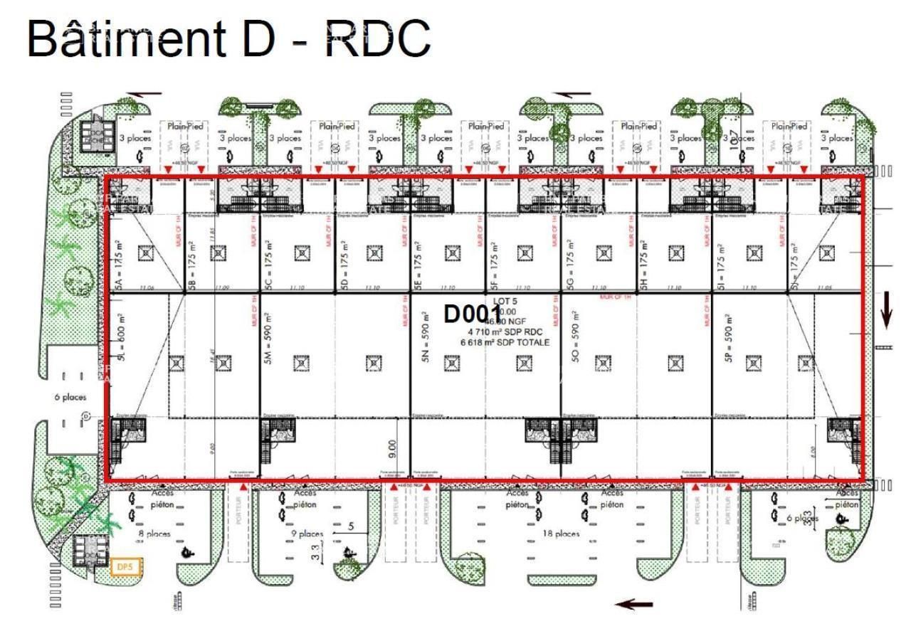 6618 m² pour ce pme-pmi en location à Le haillan
