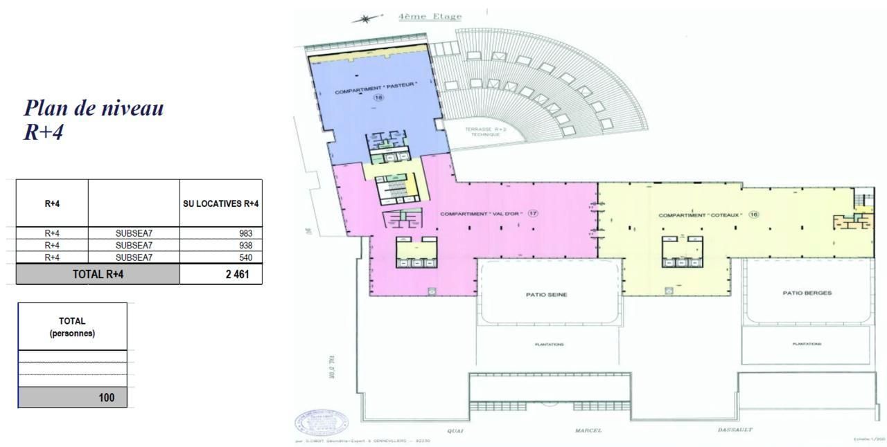 17949 m² pour ce bureaux en location à Suresnes