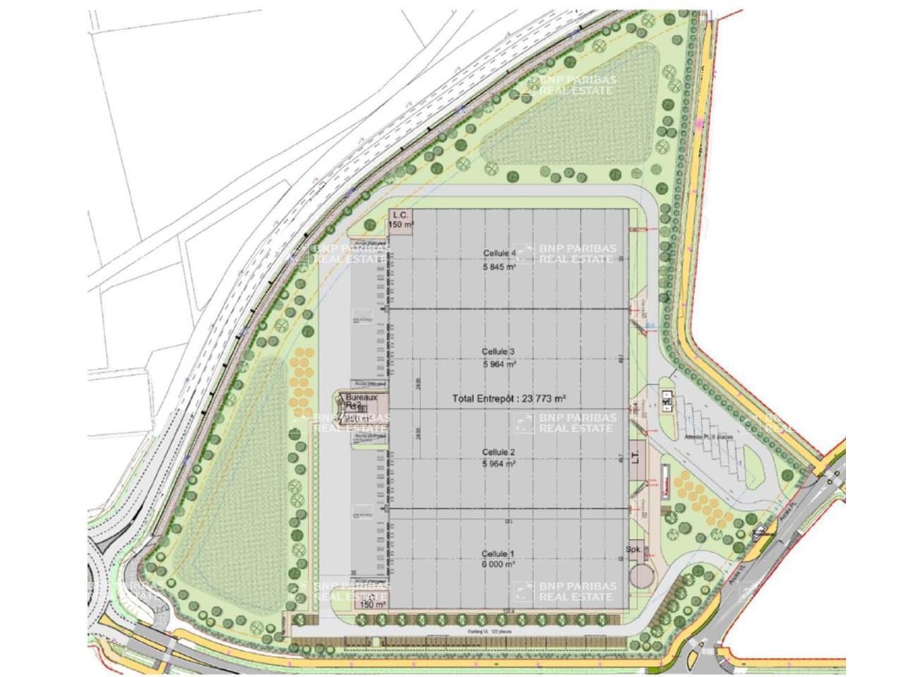 Vente Entrepôts classe A 25276 m² non divisibles 84300 Cavaillon