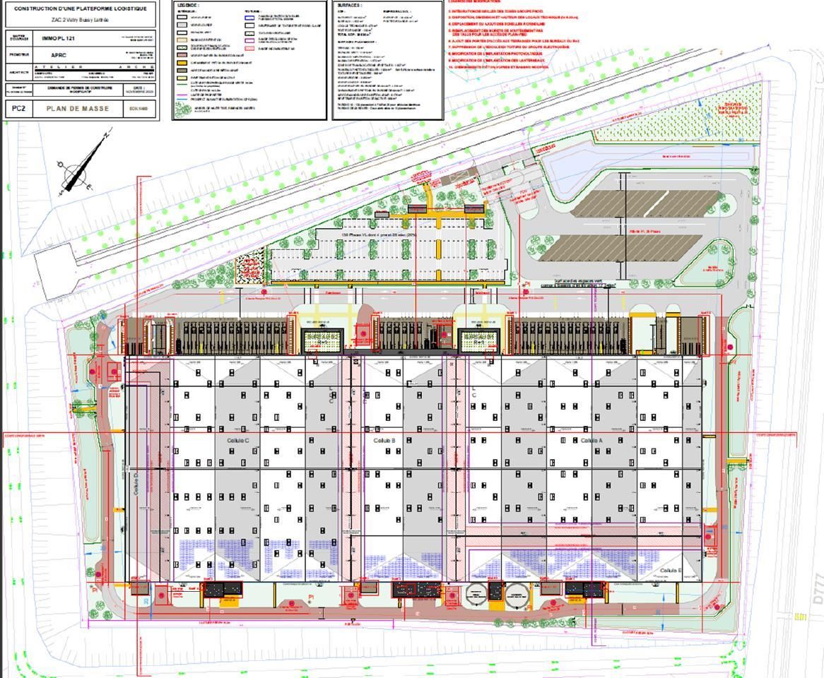 Location Entrepôts classe A 7319 m² non divisibles 51320 Bussy-lettrée