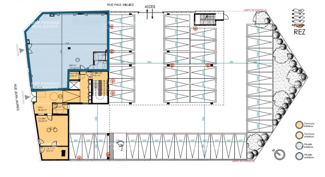 527.24 m² pour ce bureaux en location à Villeneuve-d'ascq