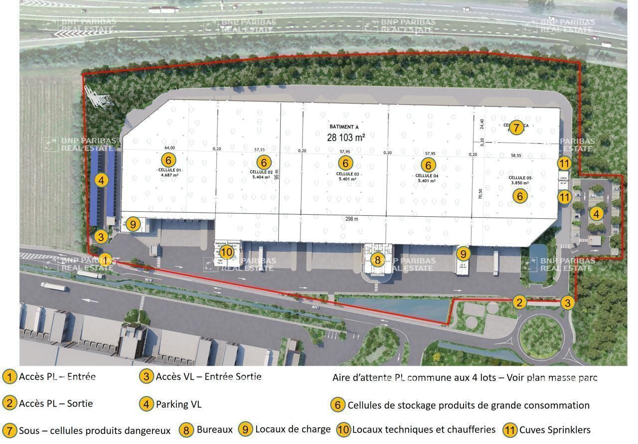 Location entrepôts classe a à Gauriaguet 33240