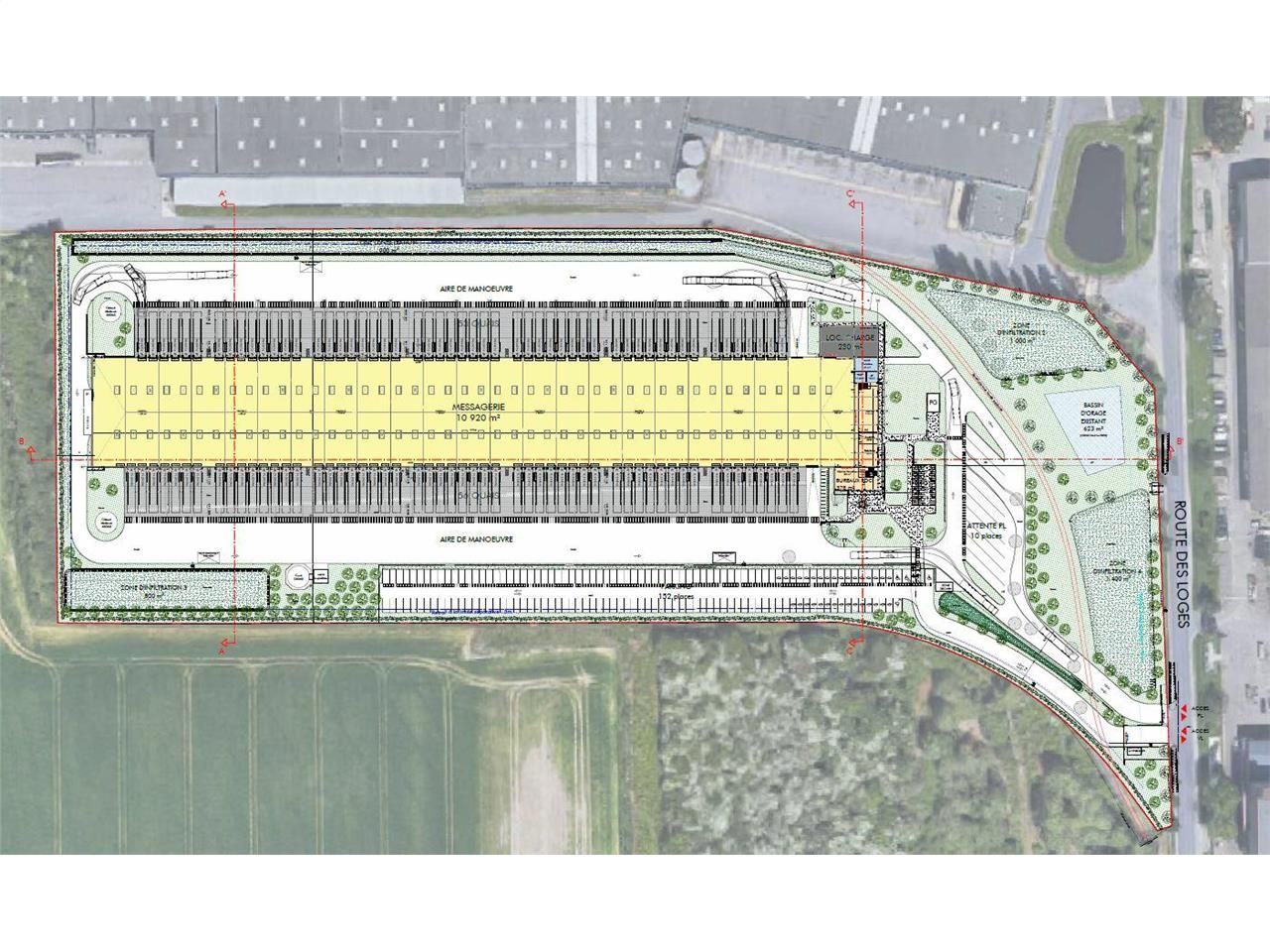 11980 m² pour cetentrepôts classe c en location à Saint-germain-lès-arpajon