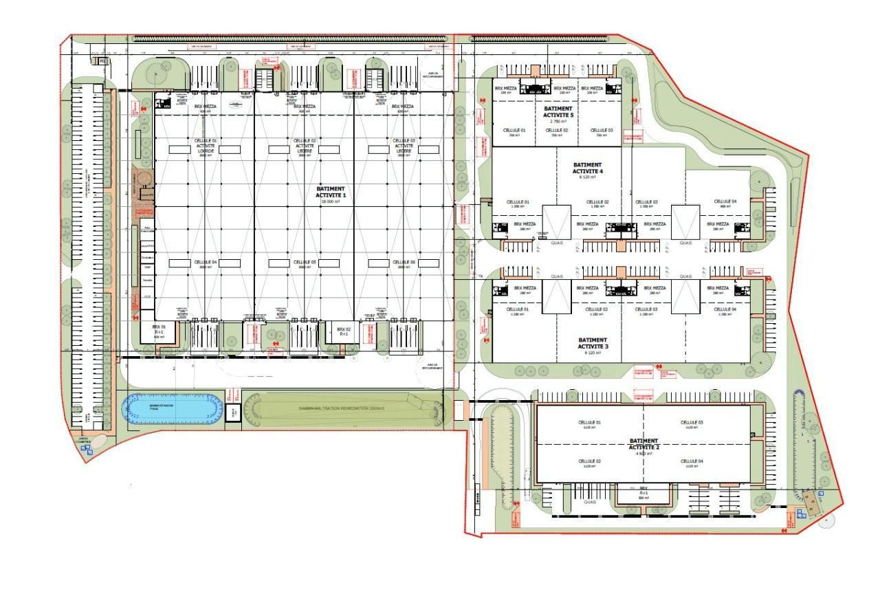 Location Activité 20030 m² non divisibles 68330 Huningue