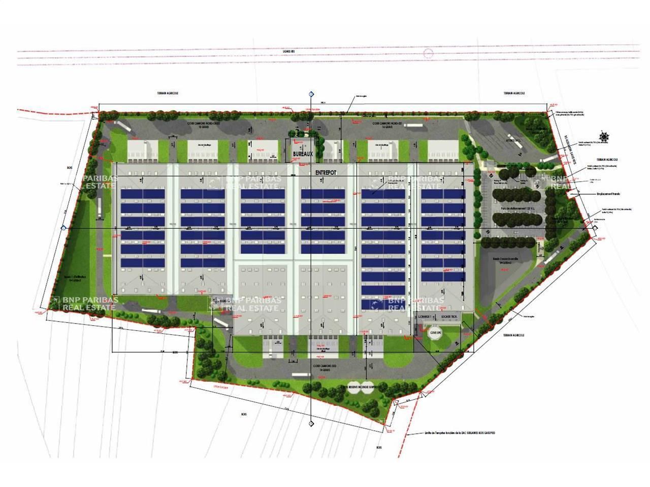 Location Entrepôts classe A 42325 m² non divisibles 37150 Bléré