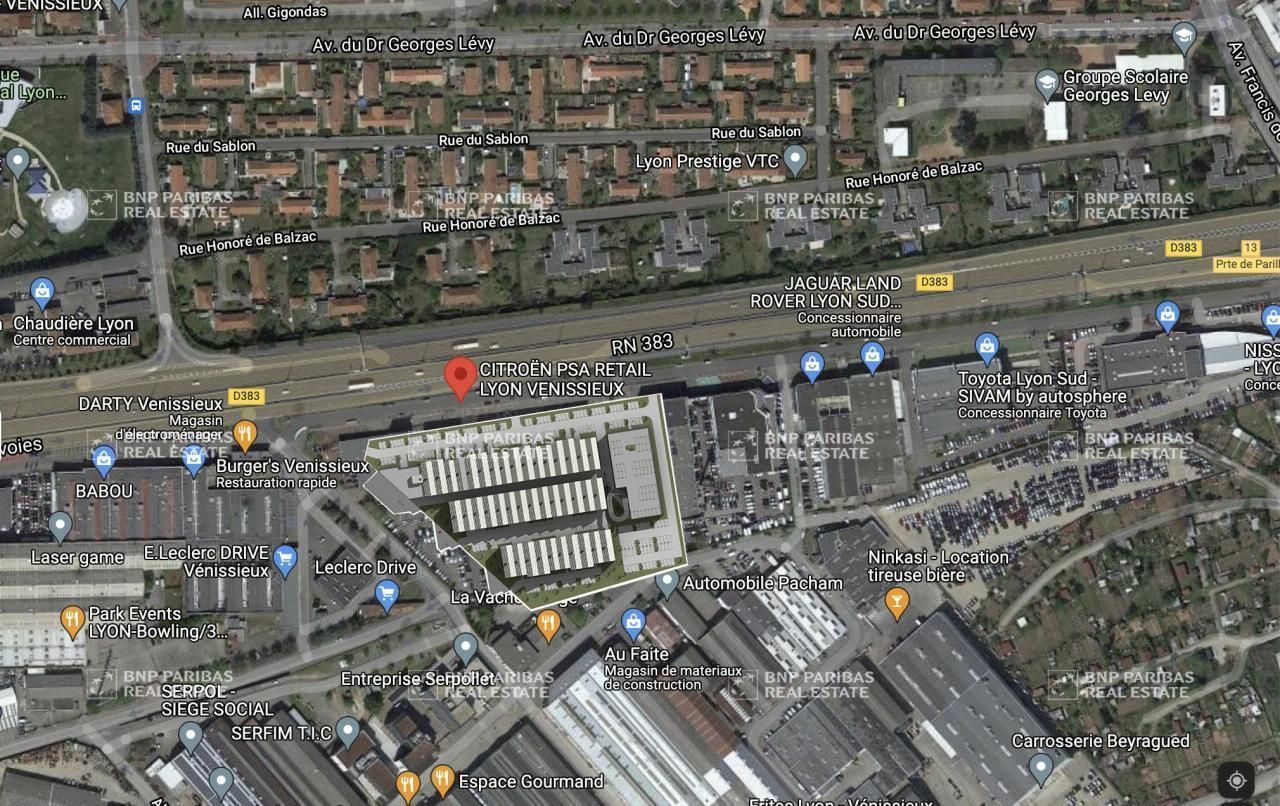 2745.6 m² pour ce activité en location à Vénissieux