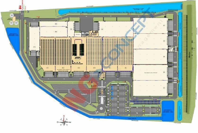 46176 m² pour cetentrepôts classe a en location à Marolles-sur-seine