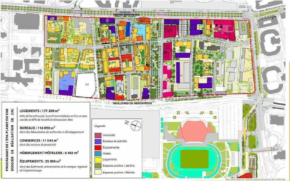 Vente Bureaux 5198.7 m² divisibles 06200 Nice