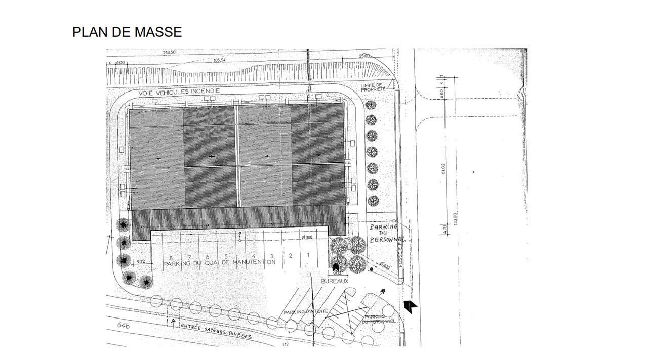 6526 m² pour cetentrepôts classe c en location à Grisolles