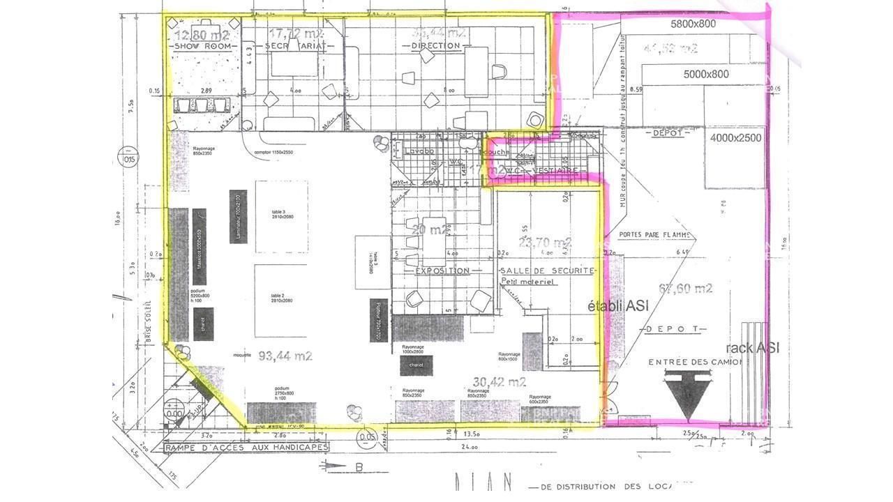 Location Activité 385 m² non divisibles 31650 Saint-orens-de-gameville
