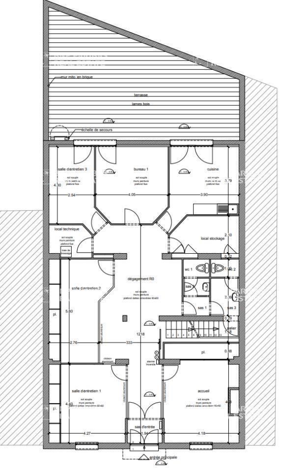 449.49 m² pour ce bureaux en vente à Cambrai