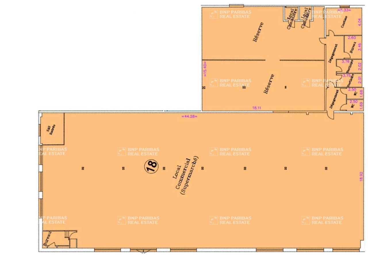 1308 m² pour ce local commercial en location à Nancy