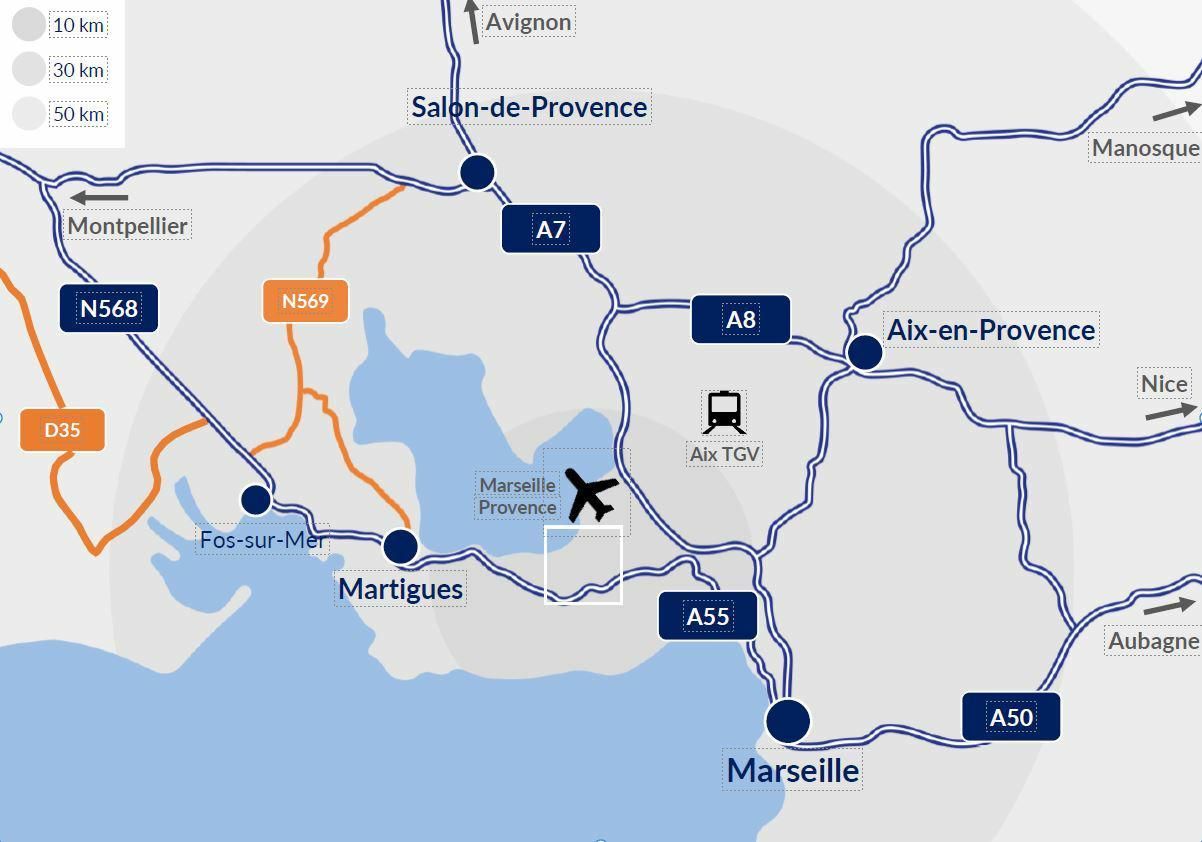 24000 m² pour cetentrepôts classe a en location à Ensuès-la-redonne