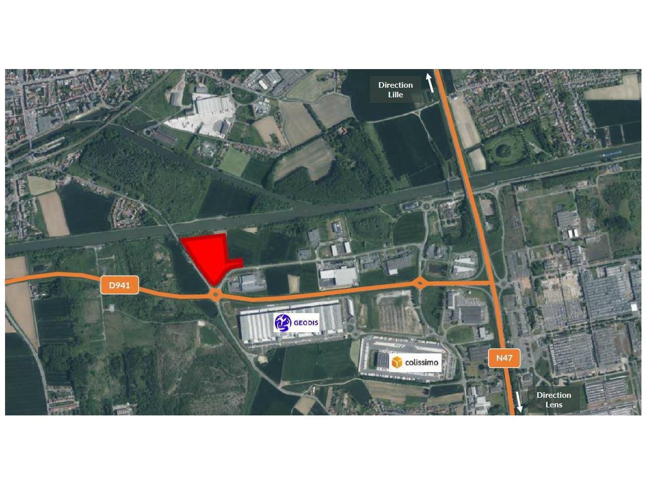 31462 m² pour cetentrepôts classe a en location à Douvrin