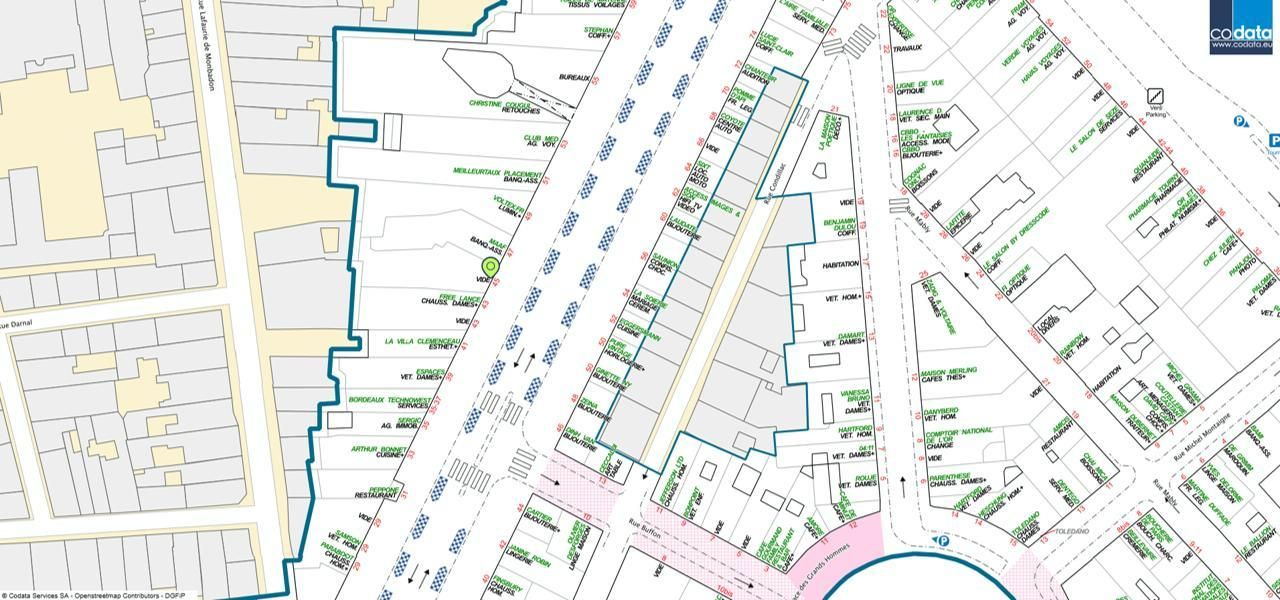 Location Local commercial 185 m² non divisibles 33000 Bordeaux