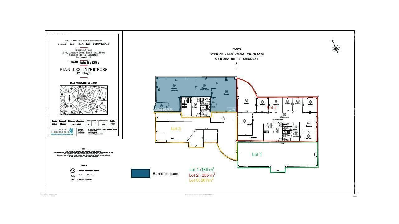 Location bureaux à Aix-en-provence 13290