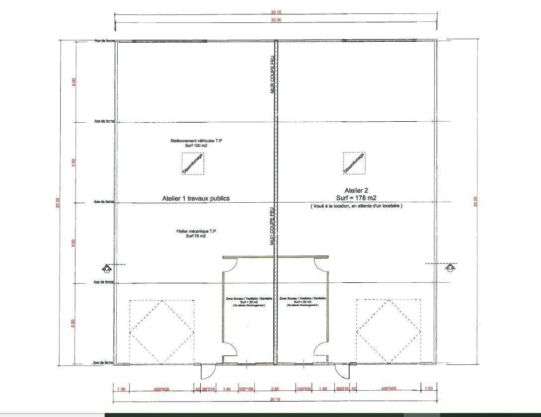 396 m² pour ce activité en location à Druye
