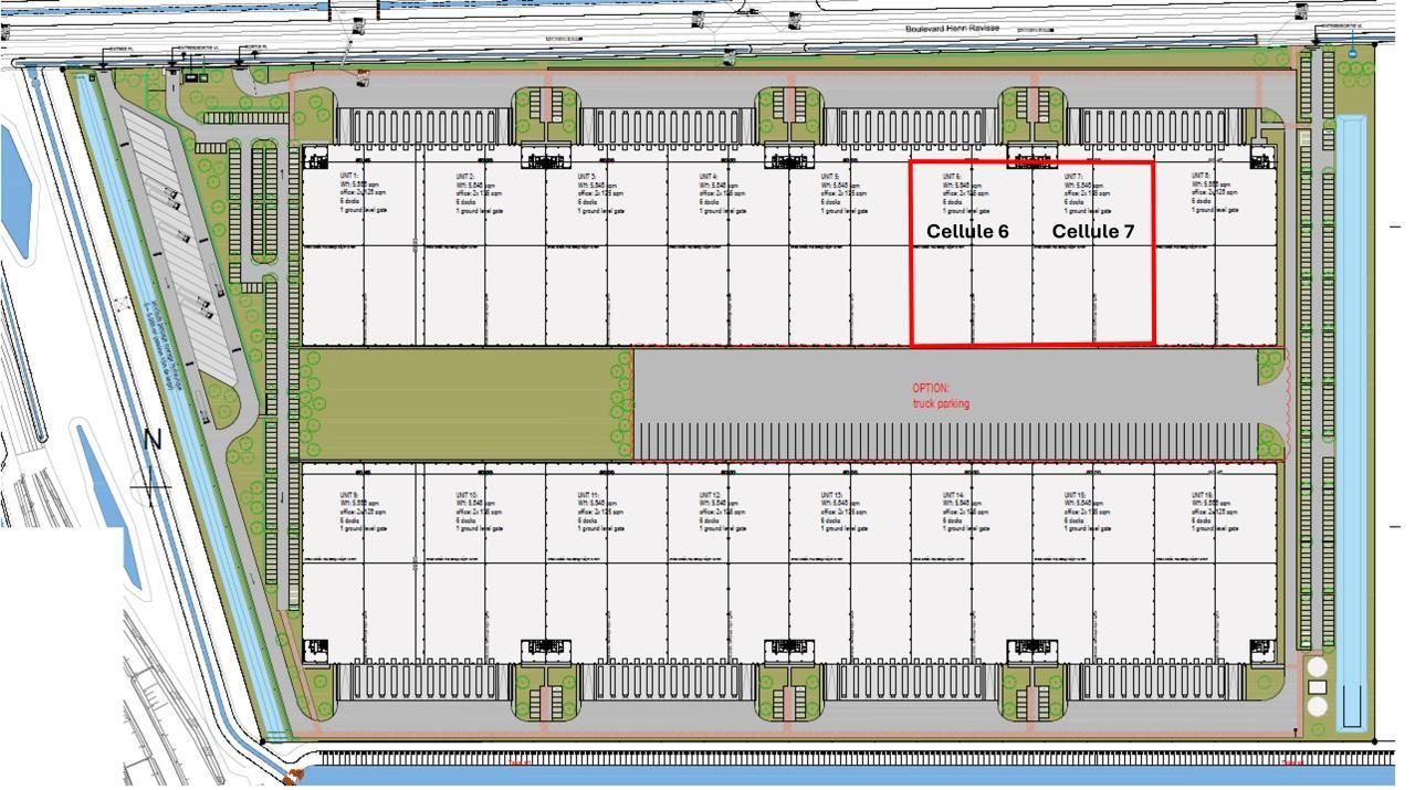 Location Entrepôts classe A 12236 m² divisibles 62100 Calais