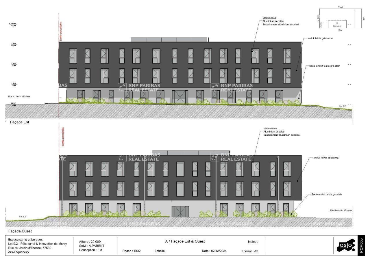 1532.3 m² pour ce bureaux en vente à Ars-laquenexy