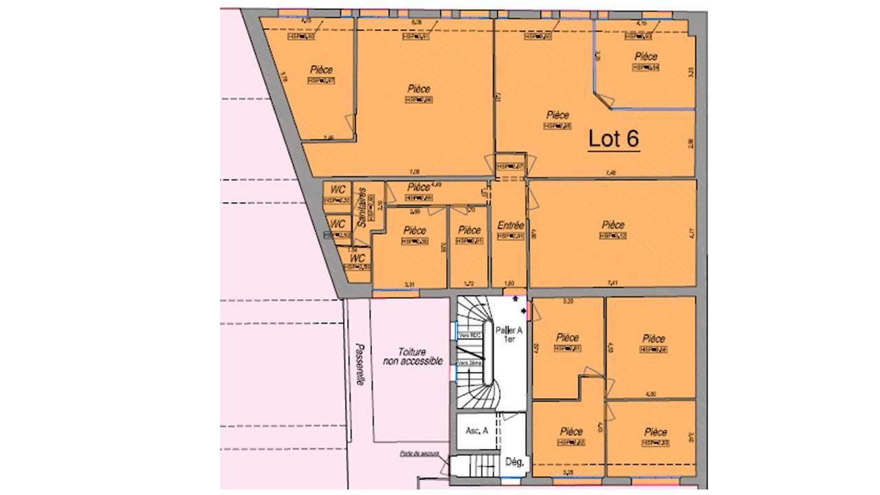257 m² pour ce bureaux en vente à Bordeaux